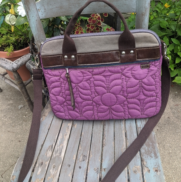 Fossil Bags Womens Fossil Laptop Bag Cross Body Bag Euc Poshmark